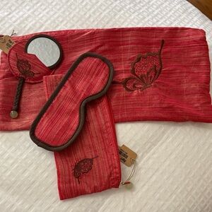 Red Butterfly Travel Set